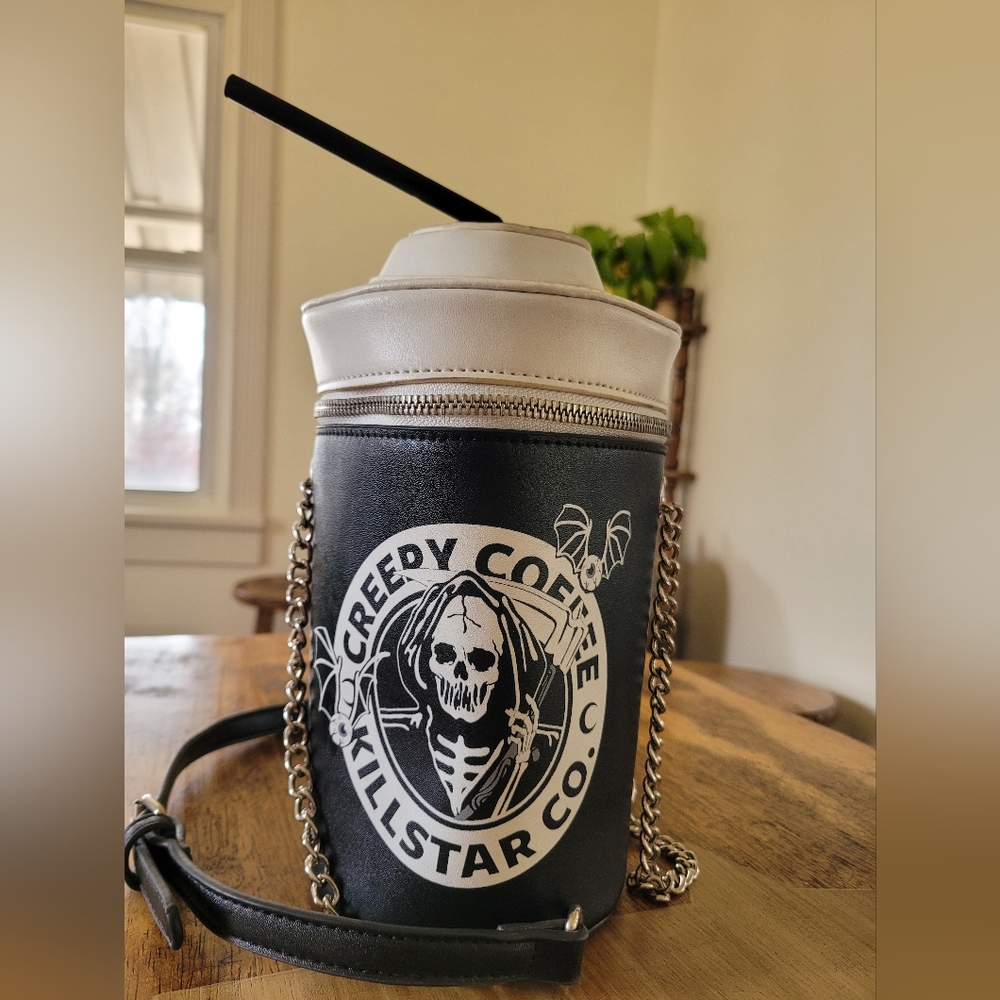 Killstar Creepy Coffee Crossbody Bag
